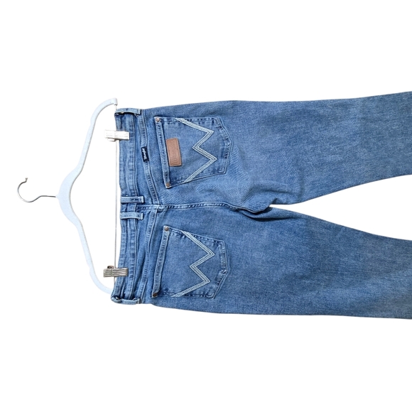 Wrangler Women's Straight Leg Blue Jeans - Picture 4 of 6